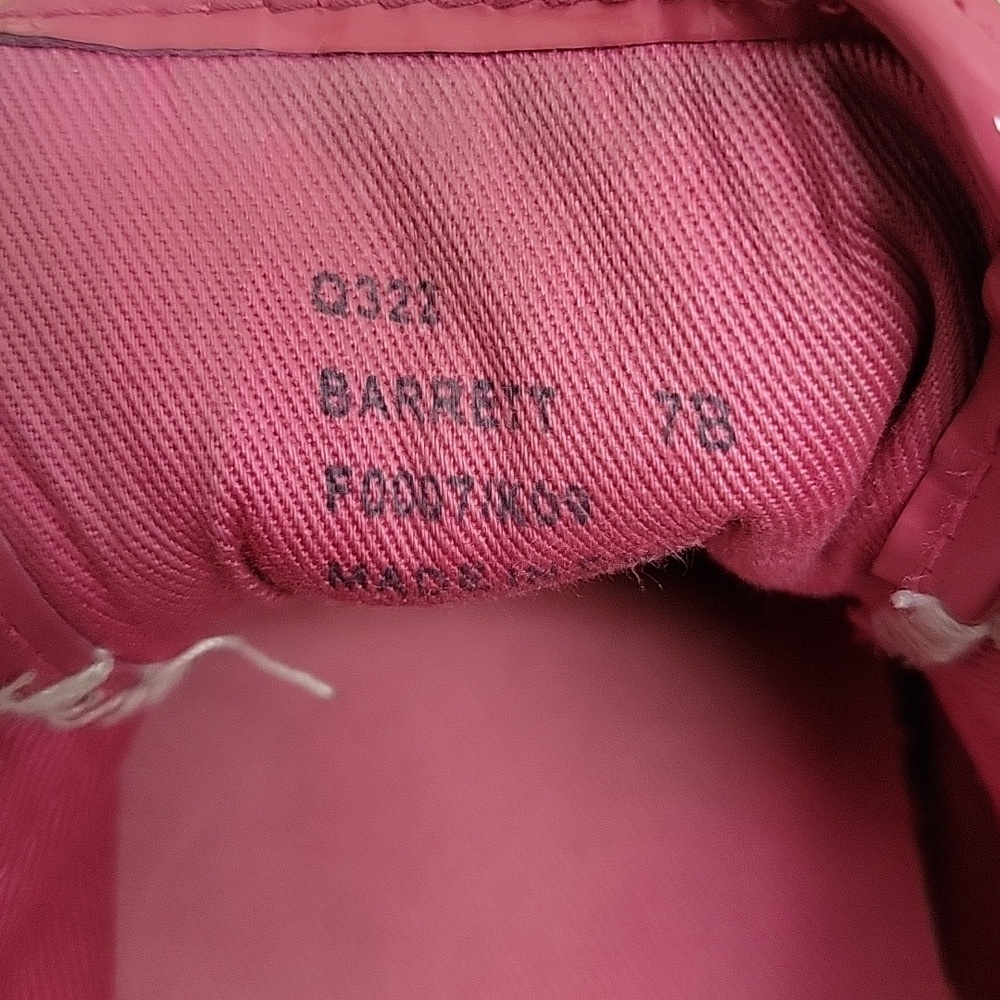 Coach Poppy Barrett Pink and Cream Women's Sneakers, Leather Trim. Sz 7 - Picture 8 of 9